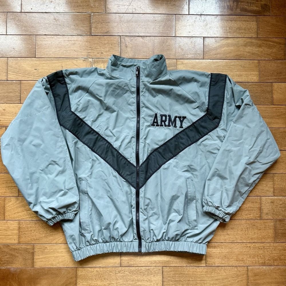 VTG 90s U.S. Army Improved Physical Fitness Uniform (IPFU) Jacket Coat Men Sz M